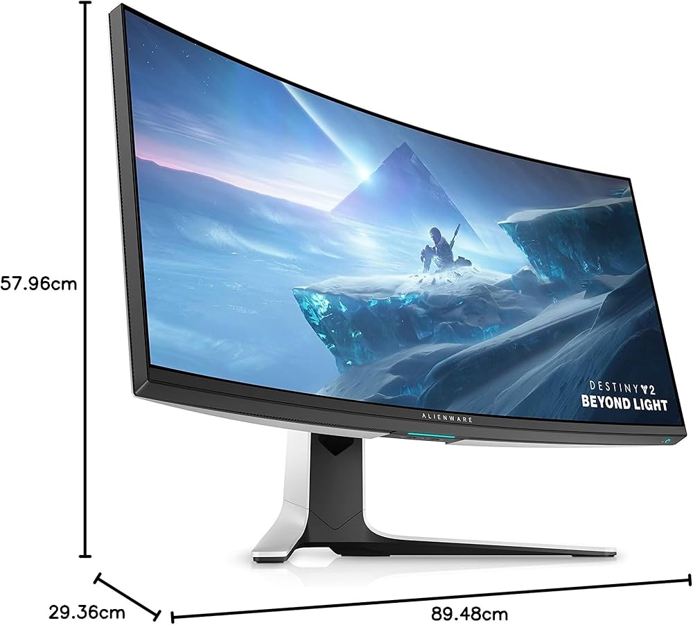 Alienware AW3821DW 37.5 Inch WQHD+ (3840x1600) 21:9 Curved Gaming