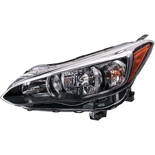 TRQ Left Headlight Assembly Driver Side SU2502164 Compatible with 2018-2023 Subaru Crosstrek