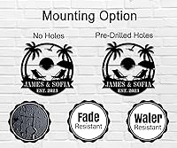 Vista 68 de Wedding Gifts for Couples 2025, Personalized Metal Name Signs, Custom Name Signs, Custom Family Name Sign, Last Name Sign, Monogram Letters Wall