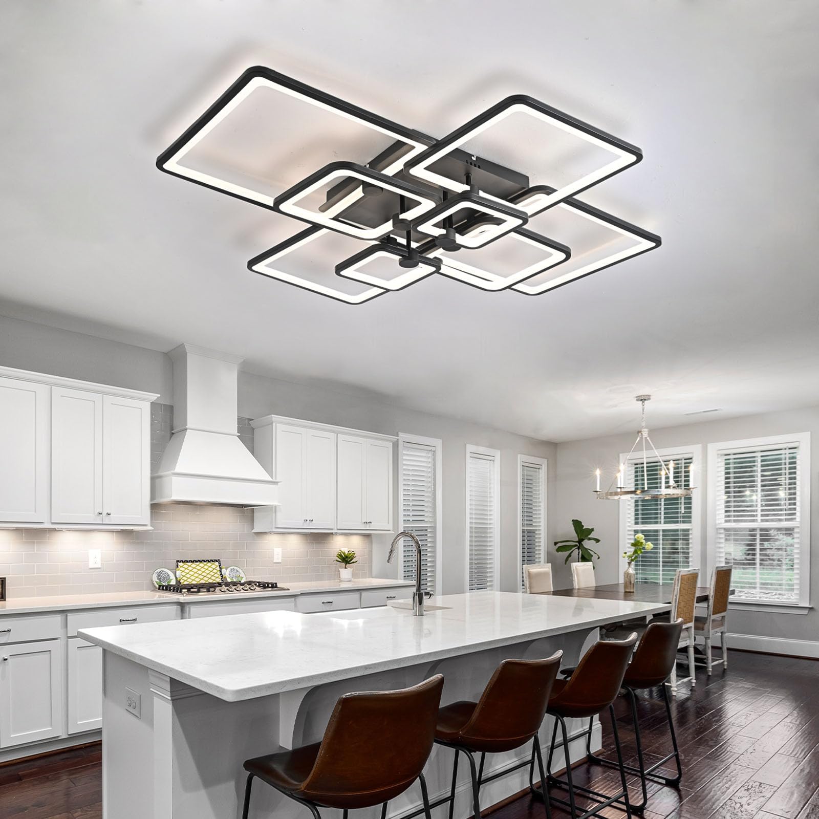 SYZXSP Modern LED Flush Mount Ceiling Light 39.7inch