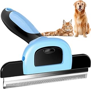 Dog Deshedding Tool for Cats - Dog Grooming Brush for dogs Cat Grooming Brush for cats Dog Brush for Long Haired Dogs Cat Comb for Long Haired Cats Pet Grooming Tools Pet Brush Dog Combs for Grooming.