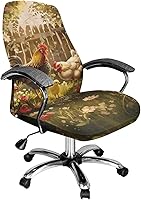 Vista 14 de Xoenoiee Pickles - Fundas para silla de oficina con estampado de corazón, funda elástica para silla de juegos de computadora, fundas universales