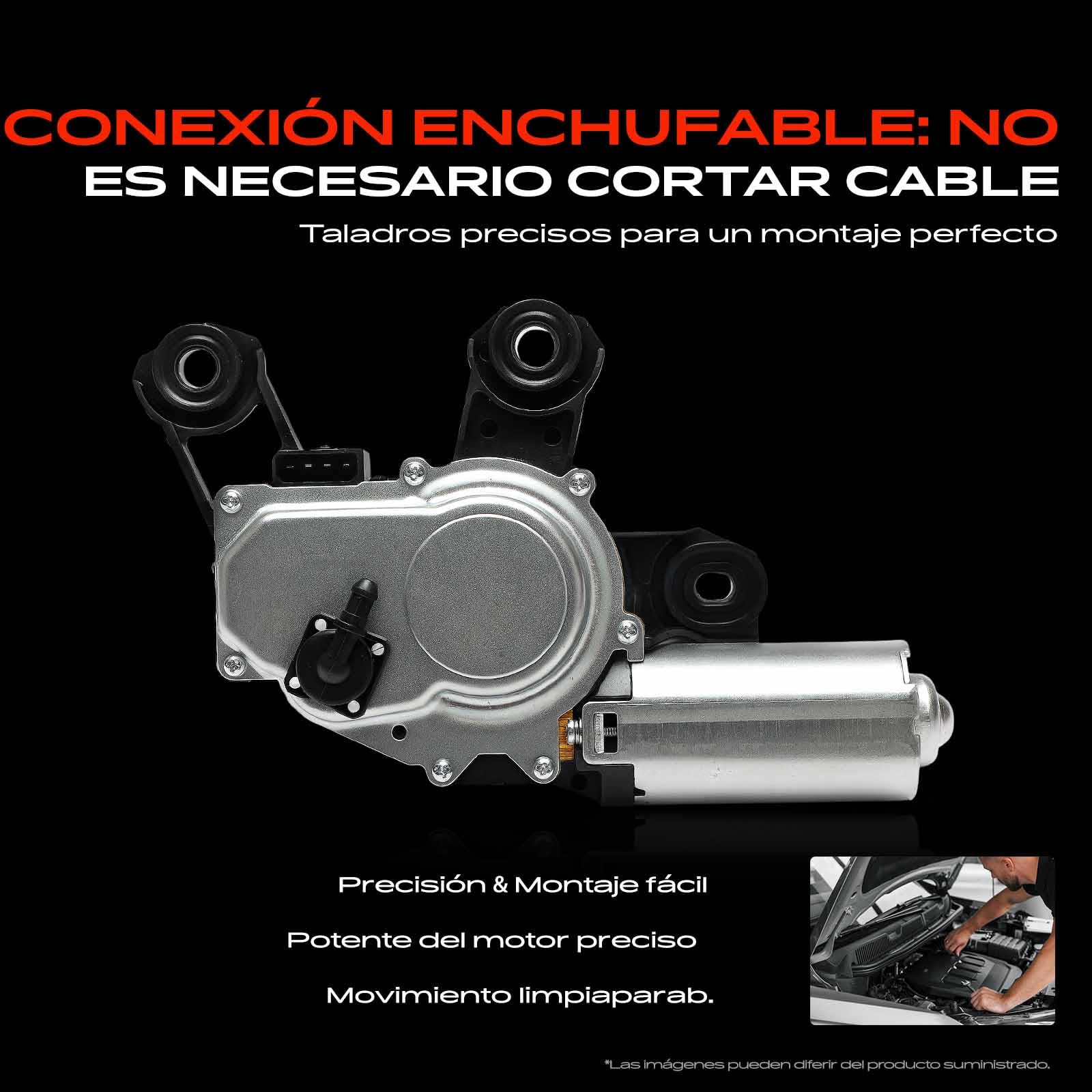 Frankberg Motor del limpiaparabrisas Compatible con A4 Avant 8K5 A3 Sportback 8PA A4 Avant 8E5 A3 8P1 A6 Avant 4F5 Replace# 8E9955711D