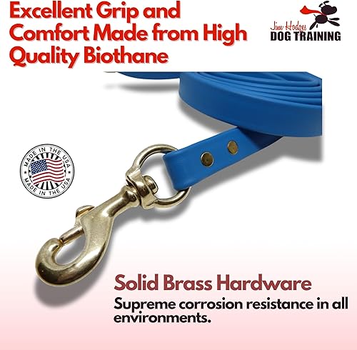 Miniatura 4 de JimHodgesDogTraining Correa de goma para perro, biotano, correa de entrenamiento para perros, impermeable, resistente a la intemperie, fabricada en