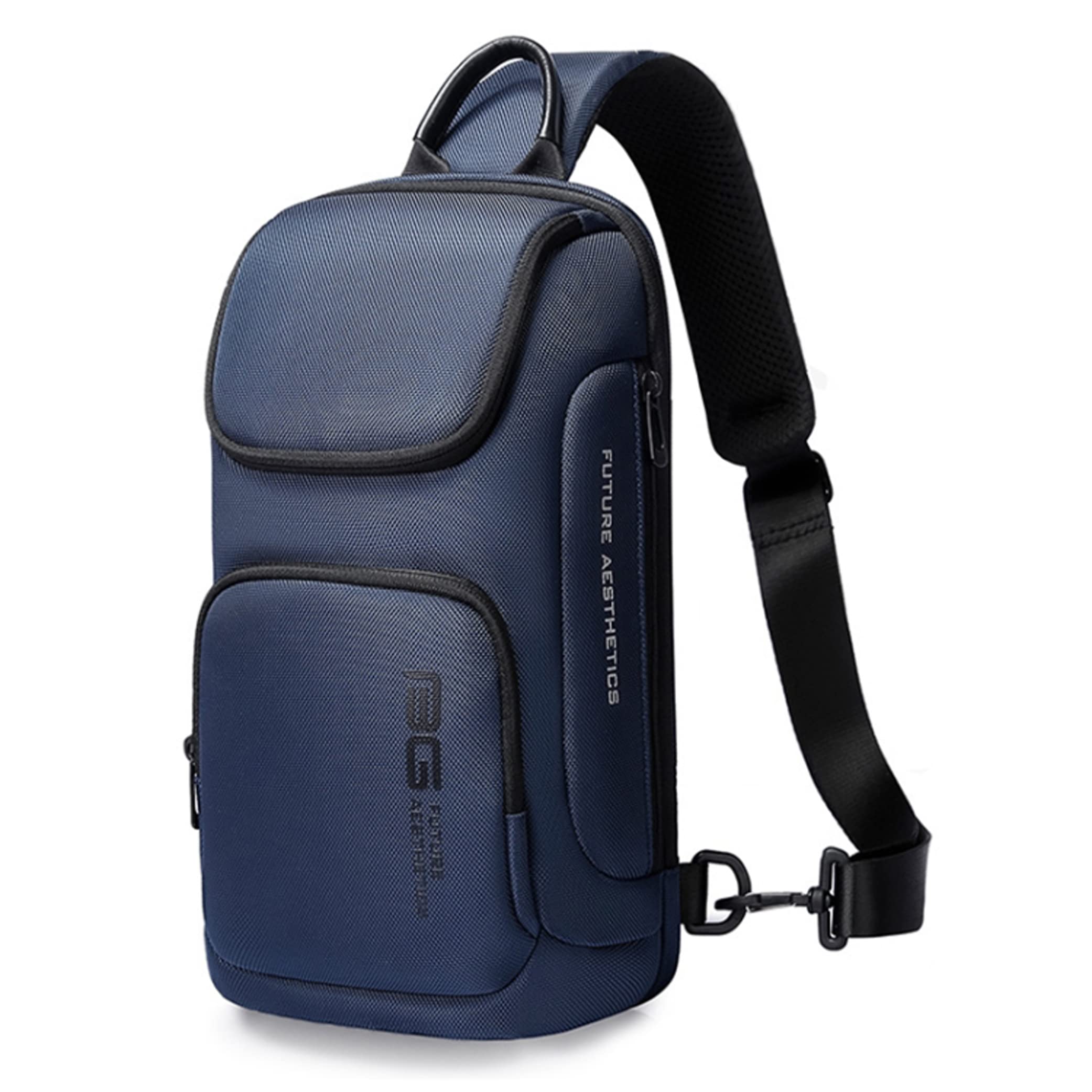 red lemon BANGE Unisex Adult Sling Bag Crossbody Shoulder Messenger Waterproof Short Trip Chest Bag (Blue)-picture-39
