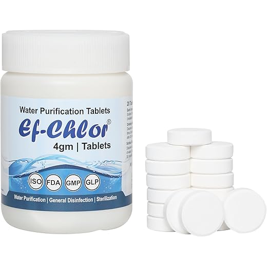 Ef-Chlor Water Purification Tablets 1000L