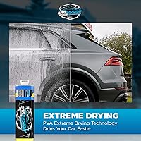 Vista 2 de CarX Toalla de gamuza de 17 x 13.5 pulgadas, súper absorbente y sin arañazos