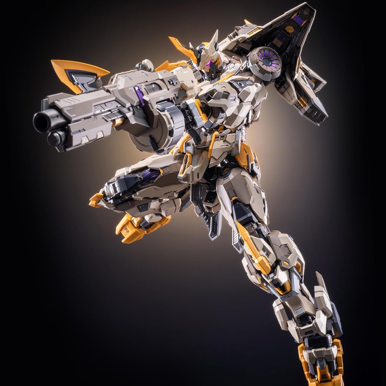 Pipigirl Moshow Assembly Free Mech Action Figure, The Scourge of God, Alloy Joints, 11.8 inch Collectible Mecha Kits