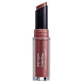 REVLON Lipstick, ColorStay Ultimate Suede Lipstick, High Impact Lip color with Moisturizing Creamy Formula, Infused with Vitamin E, 015 Runway, 0.09 Oz