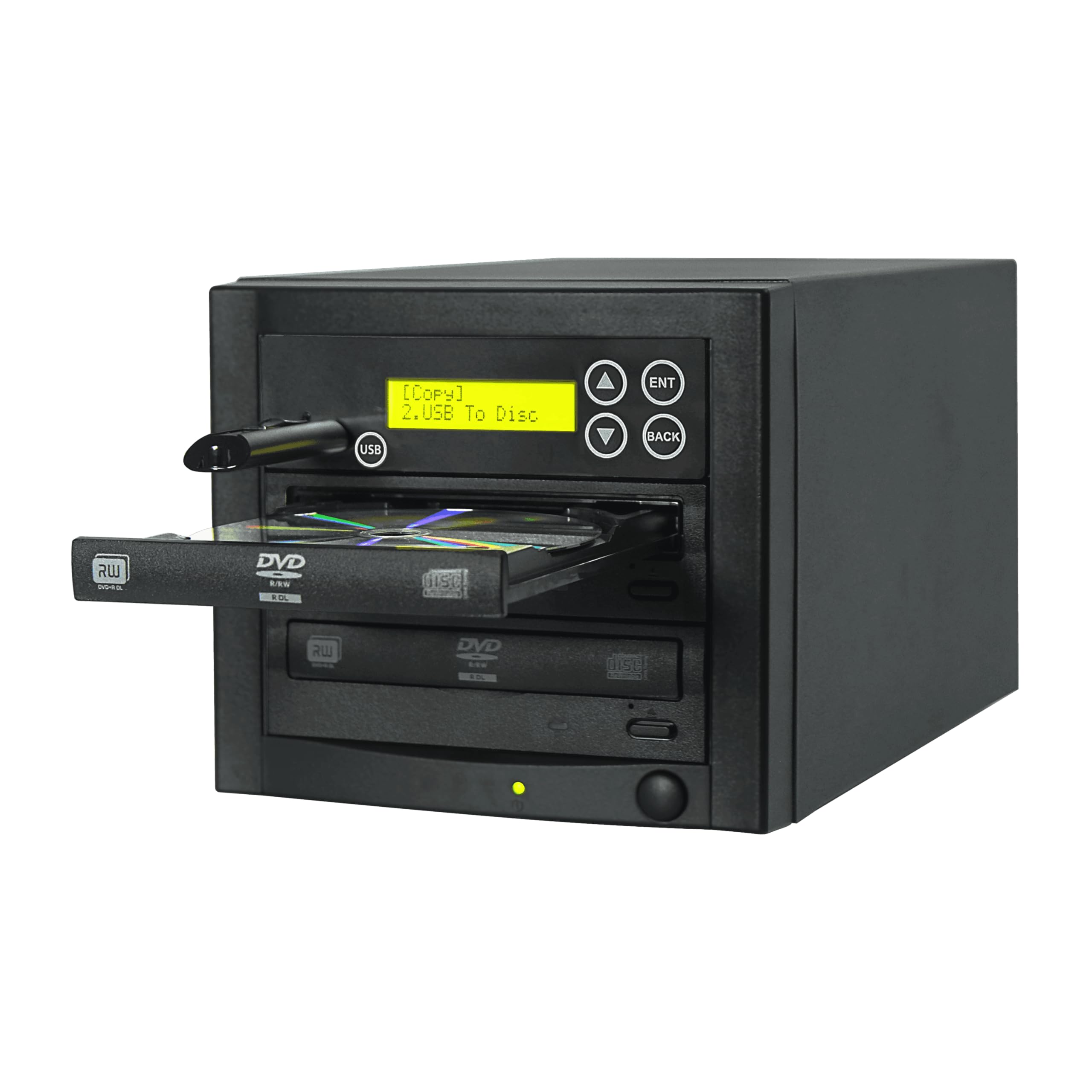 EZ DUPE Media Maven-Duplizierer – 1:1 Flash Media (USB) & Disc (DVD/CD)-Kopierer