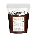 Growfitz Peanut Butter Chocolate Crunchy 400g | 24g High Protein Peanut Butter | 7g Fiber | Tasty & Healthy Nut Butter Spread for Breakfast & Snacks | Roasted Peanuts | Zero Sugar (Pack of 1) gallery image