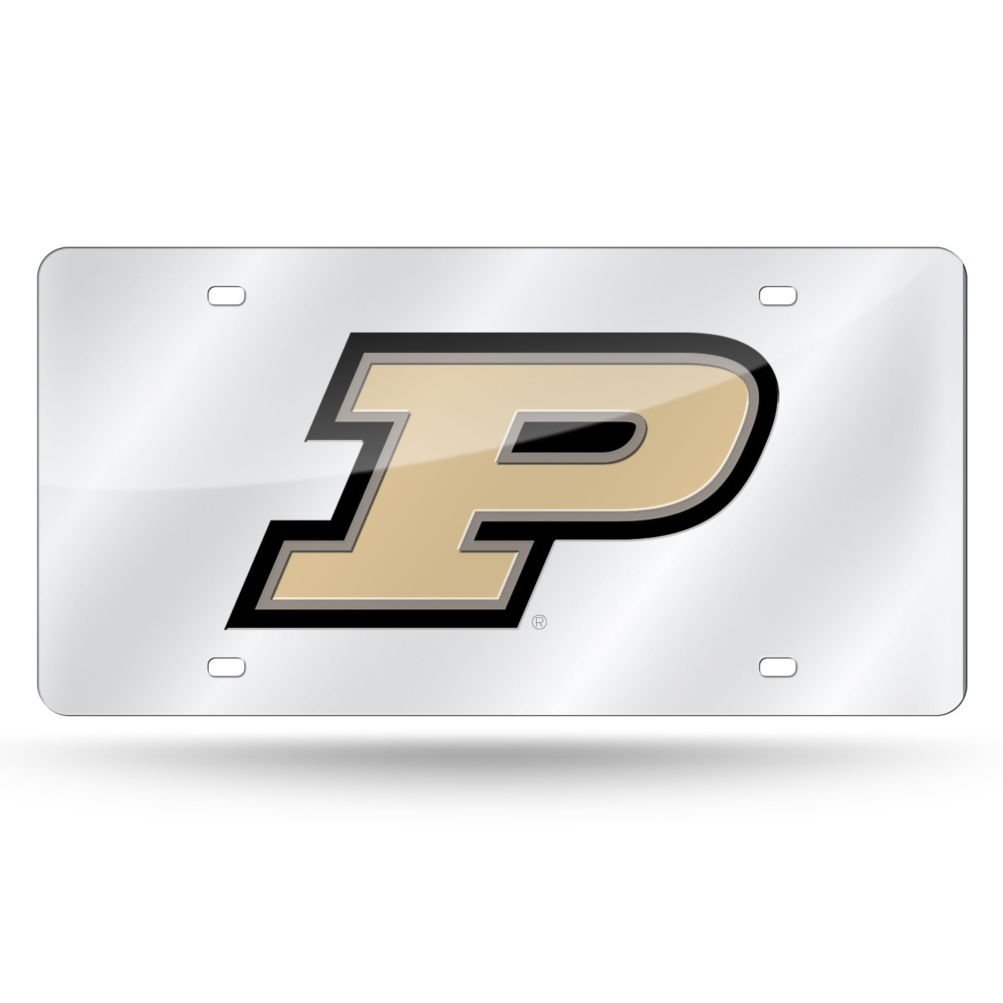 Rico Industries NCAA Purdue Boilermakers Laser Inlaid Metal License Plate Tag