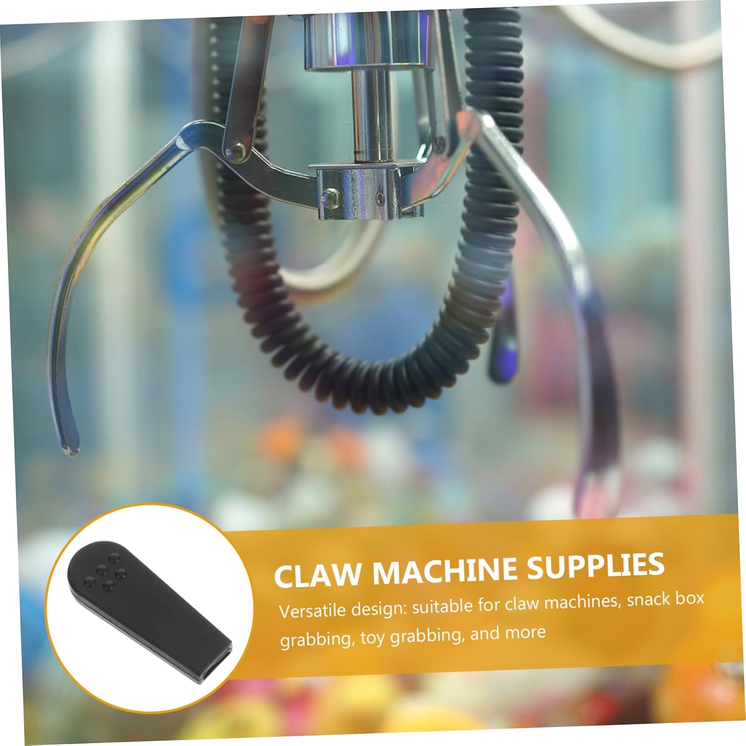 Claw Machine Parts for Kids 20Pcs Claw Sleeves with Textured Anti-Slip Rubber Grip Easy Installation Protector for Toy and Snack Grabbing 1.29X0.51X0.15In image 2