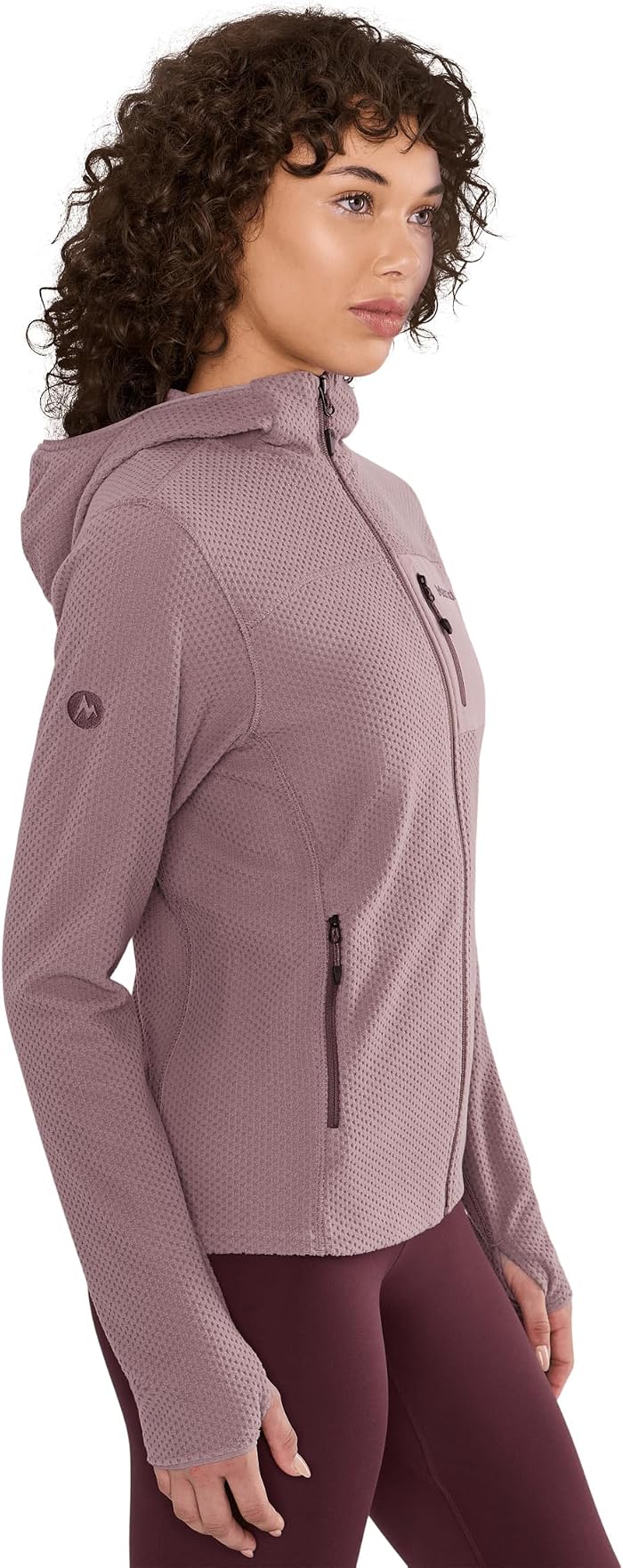 Женское худи Marmot Airfleece, цвет: Фиолетовый — фото 3