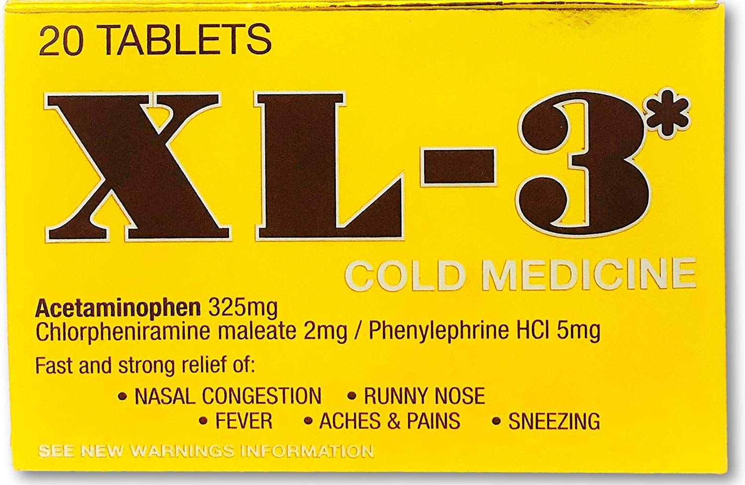 Amazon.com: XL-3 XL-3 Cold Medicine 20 Ct : Health & Household