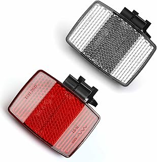 Tavaler Speichenreflektoren Fahrrad StVZO zugelassen Reflektoren Fahrrad, Katzenaugen Fahrrad Kinder, Fahrrad Reflektoren Set Vorne Hinten für Rennrad, MTB, E-Bike