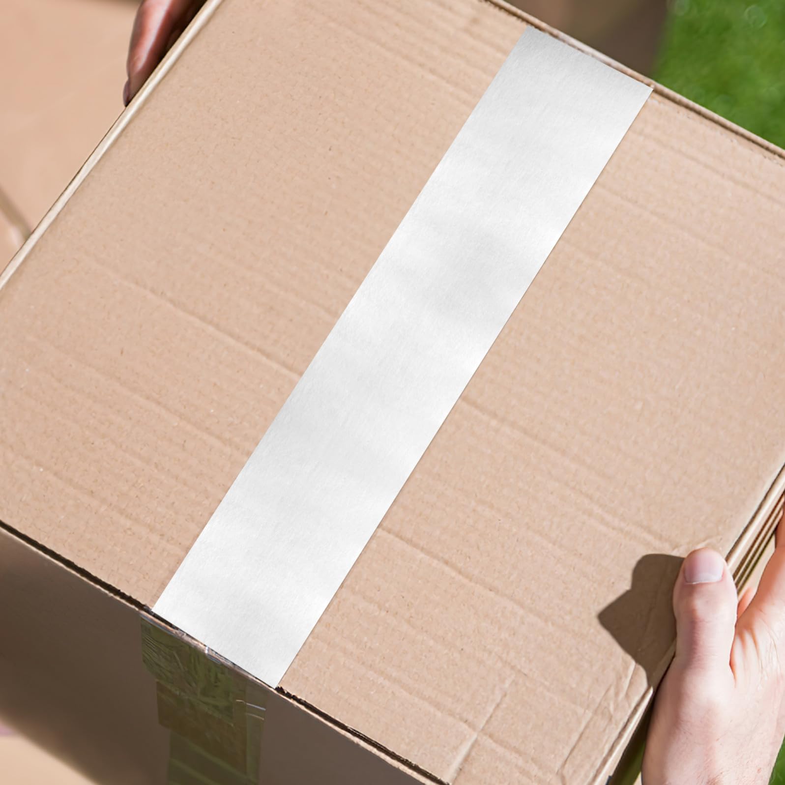 Hemobllo 2rouleaux Ruban Adhésif Papier Kraft De Ruban Emballage Auto-adhésif Écriturable Scellage Renforcé Pour Colis Et Cartons Adhérence Polyvalente Pour Usage Domestique Et Commercial