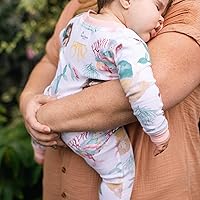 Vista 14 de Burt's Bees Baby - Pijama de una pieza para bebé, mameluco para dormir y jugar, algodón 100% orgánico, cremallera frontal Guitarra acústica.