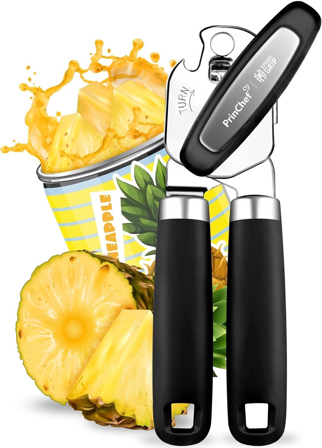 SPIDER GRIP Can Opener Manual, Can Opener with