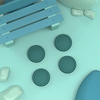 Vista 4 de eXtremeRate PlayVital - Tapas para palanca de mando para Switch Lite, tapa analógica de silicona para Switch OLED Joycon Thumb Grip Rocker Caps
