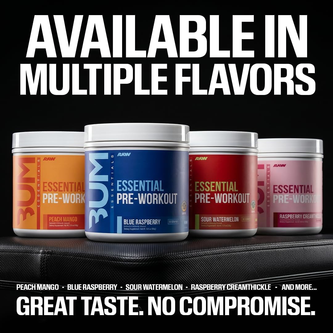 RAW Pre-Workout Esencial Sandia Agria - Chris Bumstead - Energia y Enfoque Pa Ti 5
