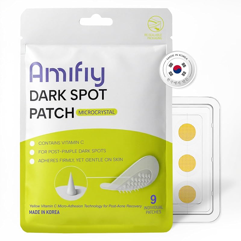 Tiras para cuidados da pele Amifiy com microcristais, 9 unidades