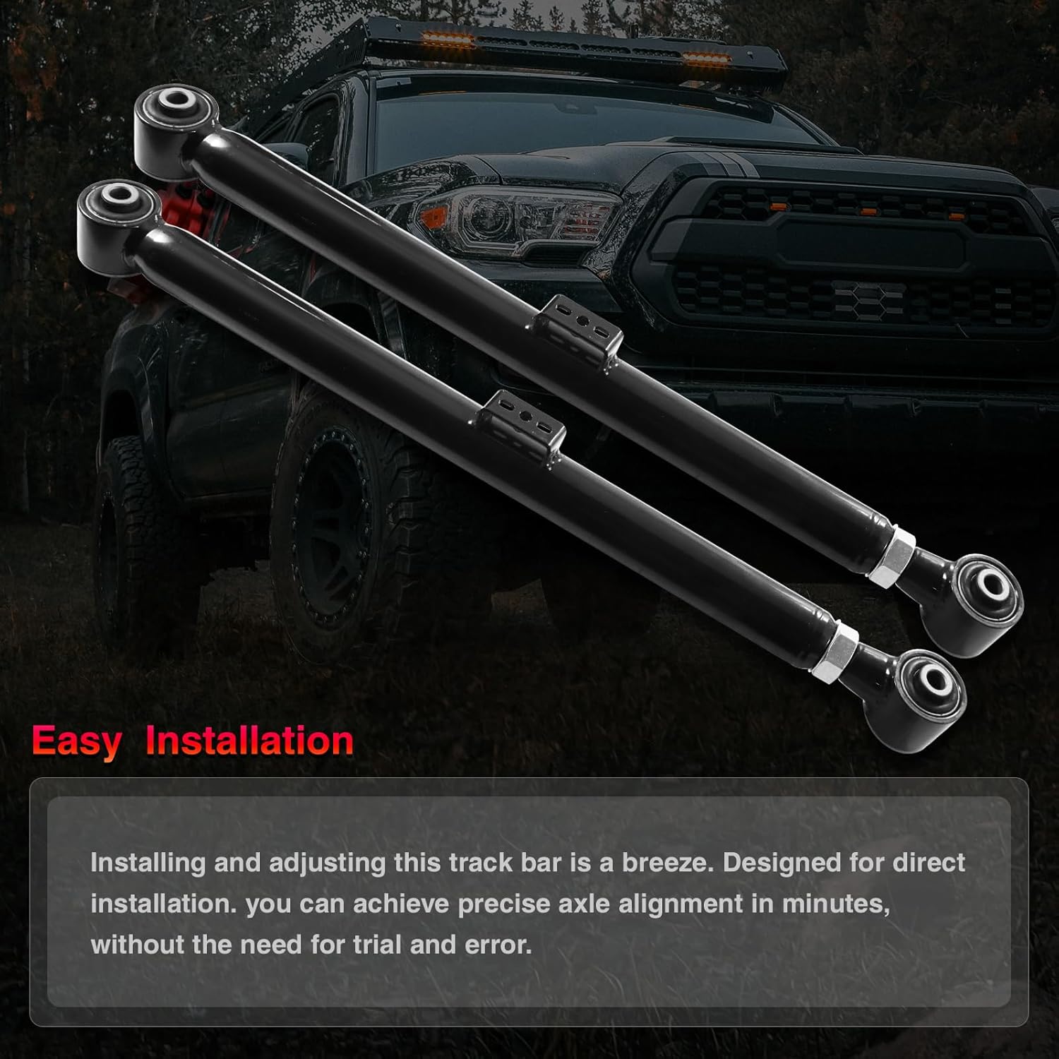 3-4" Lift Rear Lower Control Arms for Toyota 4Runner 2003-2022 | FJ Cruiser 2007-2014 | Lexus GX470 2003-2009, GX460 2010-2021, Suspension Kit with Ball Joint (2PCS)