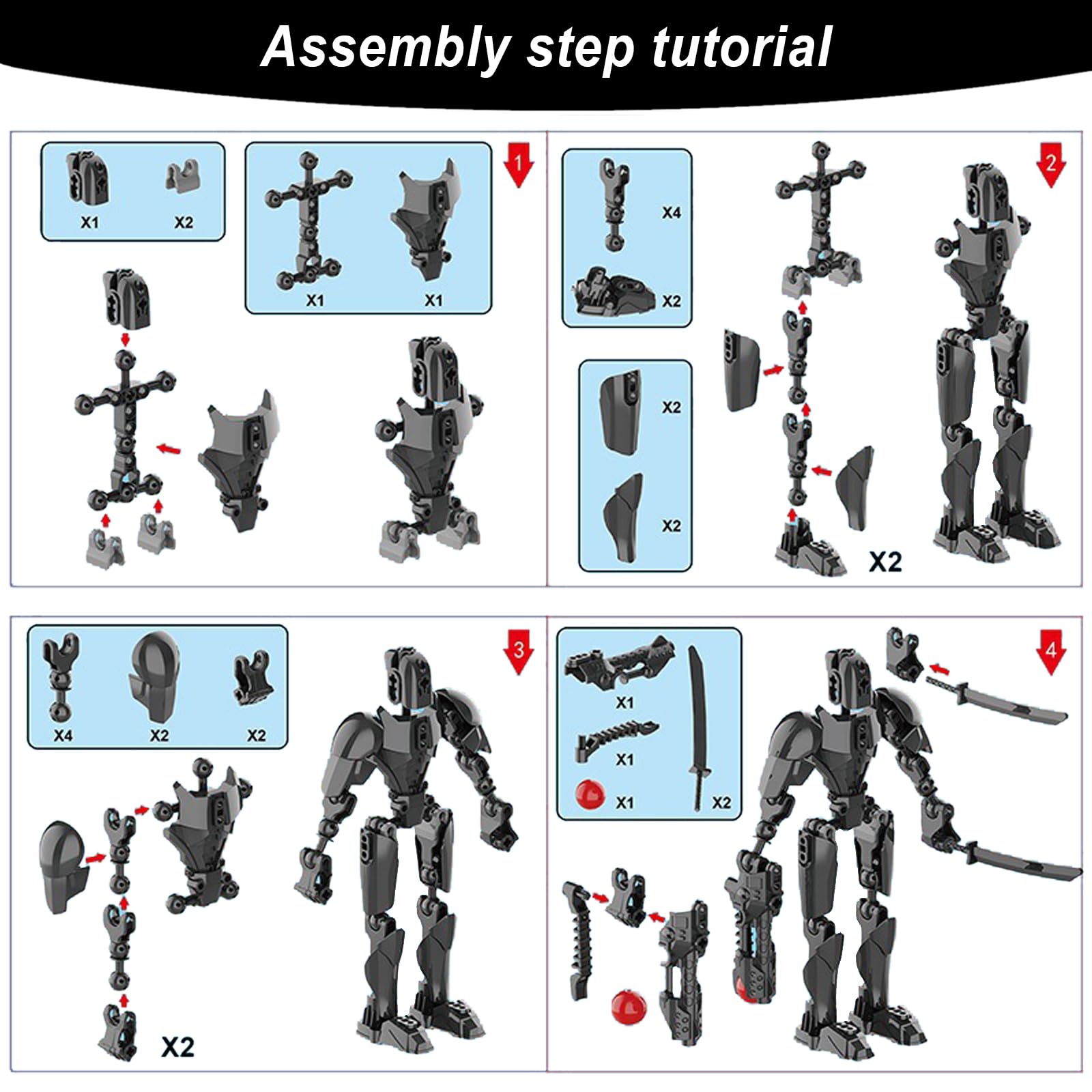 Lucky 13 Action Figures Activity Robot - Image 3