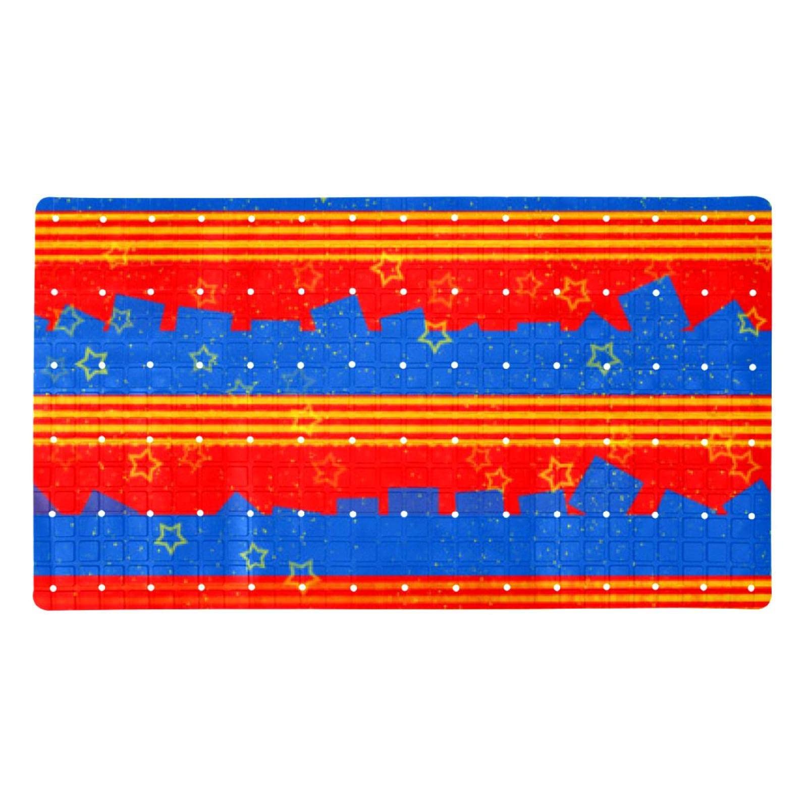 Tapis de sécurité pour personnes âgées antidérapant en PVC à trous de drainage