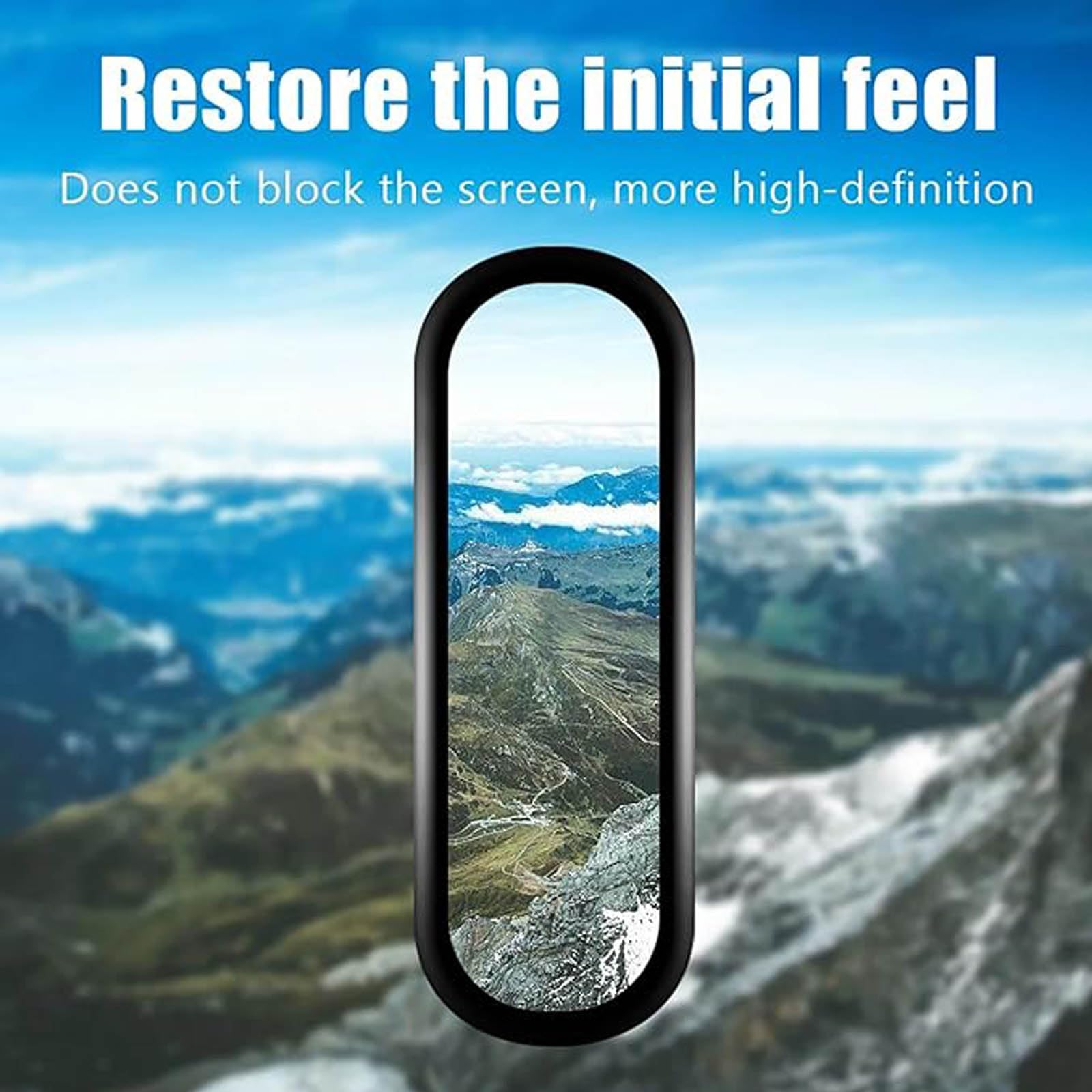 Pellicola protettiva per smartwatch Fitbit Inspire 3, trasparente, 99,99% HD, trasparente, 3D, curva, morbida, non in vetro, infrangibile, confezione da 3