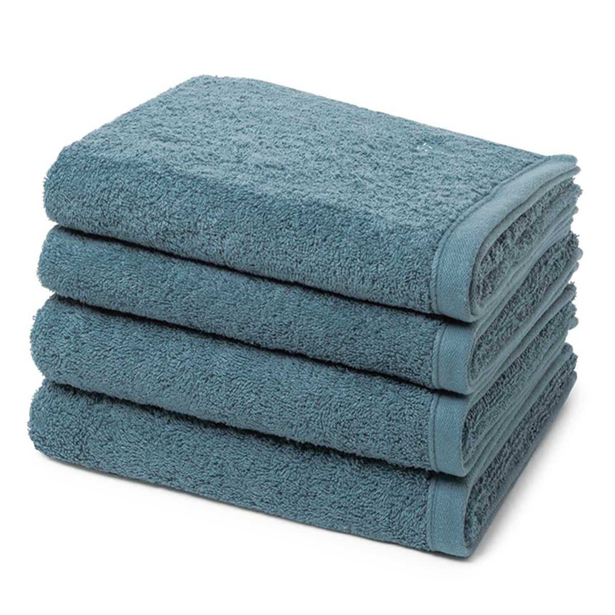 Ross - 4 teiliges Frottier-Set - Vita (4 X Handtuch im Set) - 520 g/m2 - Baumwolle - Walkfrottee - saugstark - weich und flauschig - Pazifik