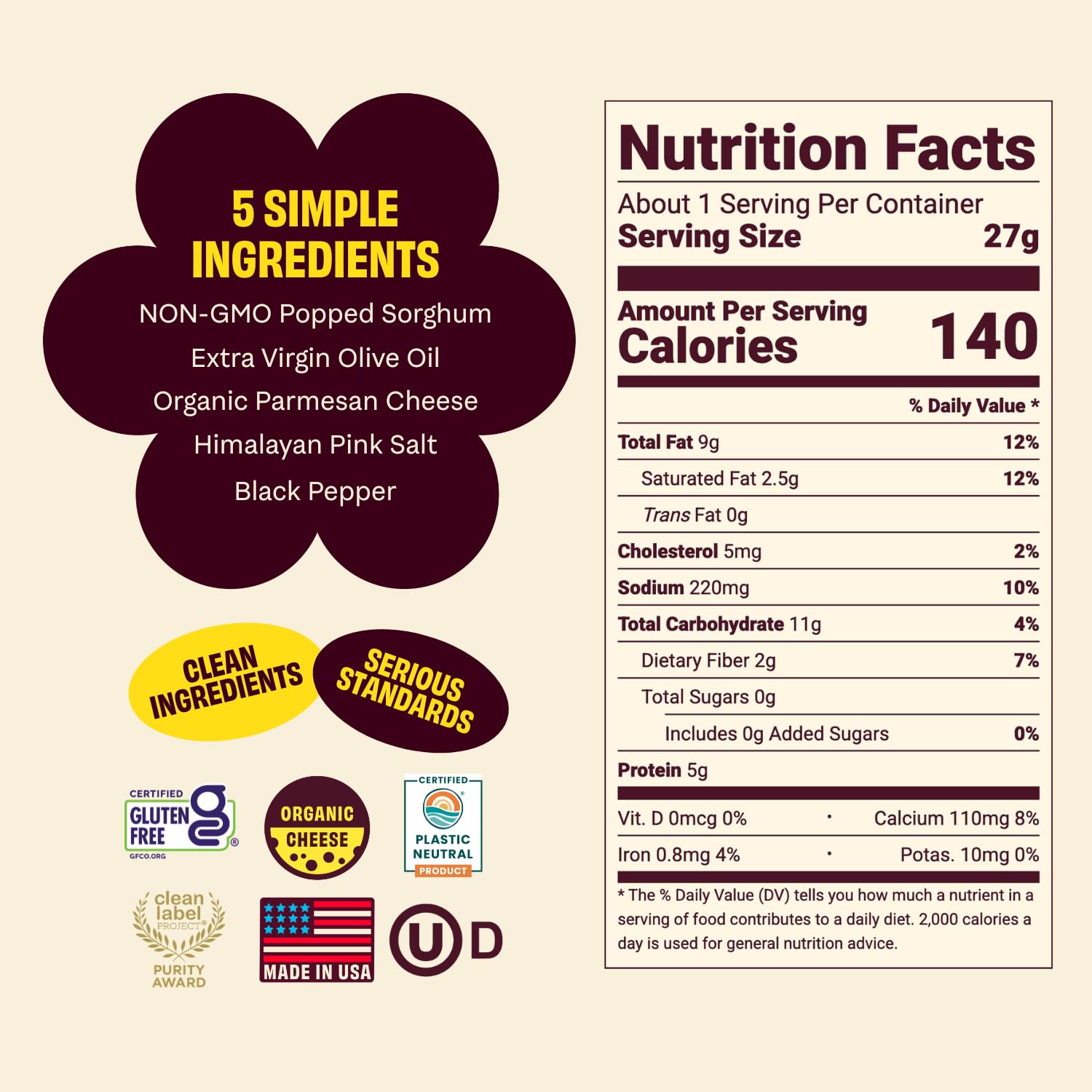Cob Variety Pack Popped Sorghum 12-pack (1 oz. bags) | Corn-Free Popcorn Alternative | Seed Oil Free | Non-GMO, Gluten-Free, Vegan & Kosher | Toddler-Friendly | Allergy-Friendly | 3 of Each Flavor