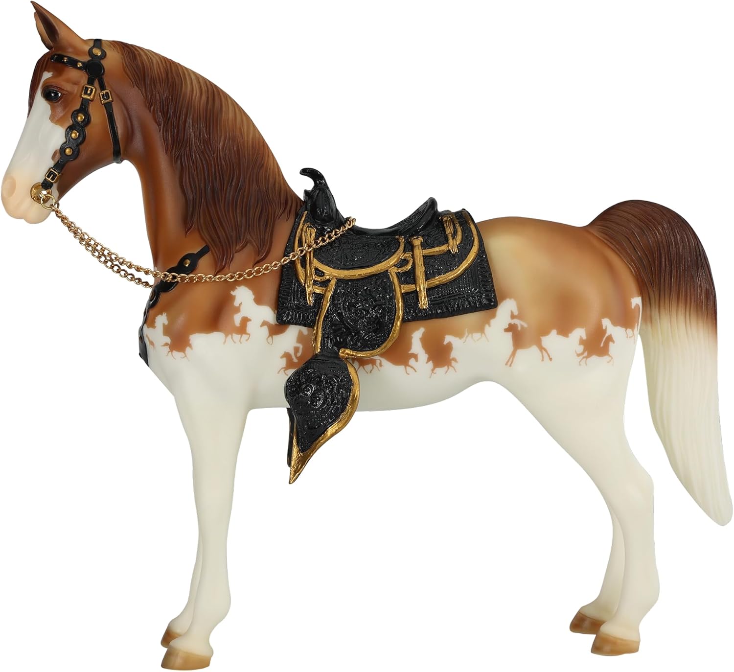 Breyer Horses Traditional Series 75th Anniversary Western Horse – Collector Edition | Original #57 Western Horse Tribute | Hand-Crafted 1:9 Scale Model (11.5”L x 8.5”H)