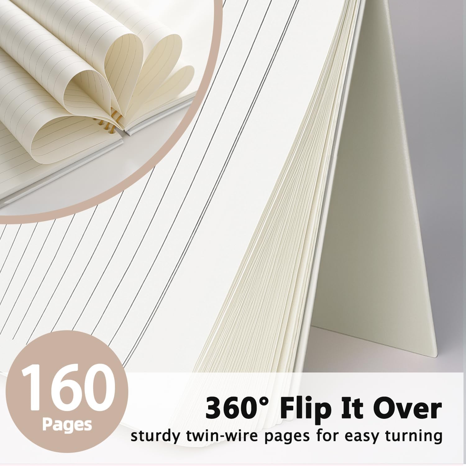 CNA Nurse Notebook – Spiral Journal for Certified Nursing Assistants, Nurse Appreciation Gifts for Women, Nurse Appreciation & Graduation Gift, Office & School Supplies, 160 Pages (5.5x8.3”) - Image 3