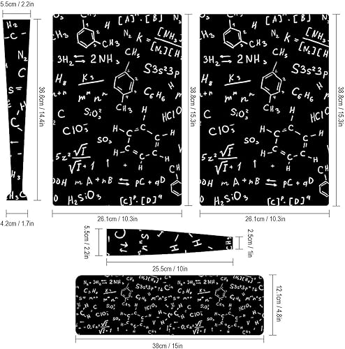 Miniatura 2 de Science Chemistry Equation Decal Skin Sticker Durable Decal Sticker Cover with One Size