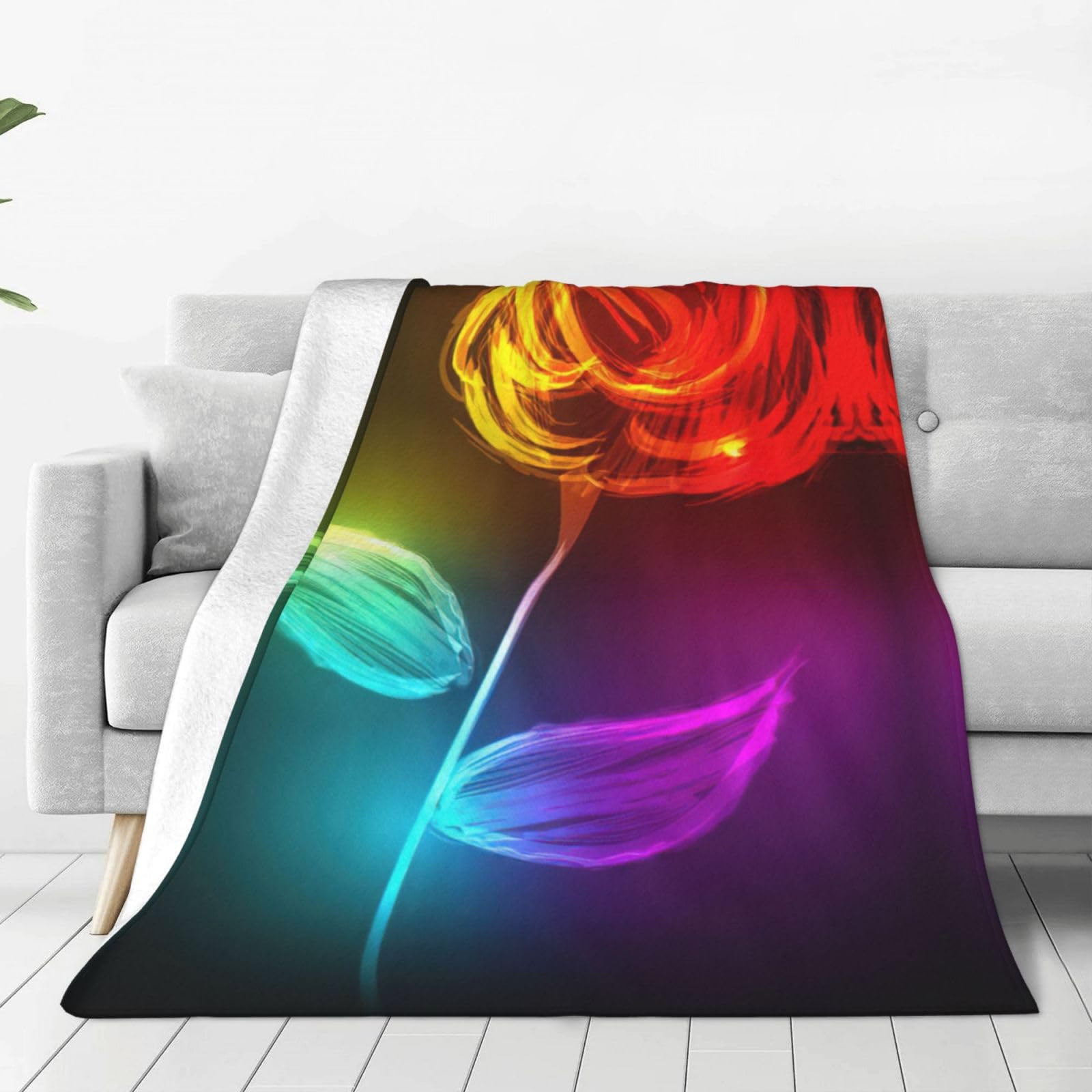 Couverture polaire rose rouge, une idée cadeau chaleureuse pour réconforter vos proches