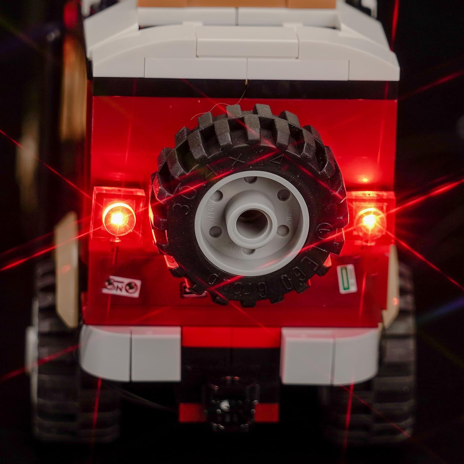 Upgraded Led Light Kit for Lego Dinosaur Missions Stegosaurus Discovery Building Set, Compatible with Lego 76965 (Model Not Included)