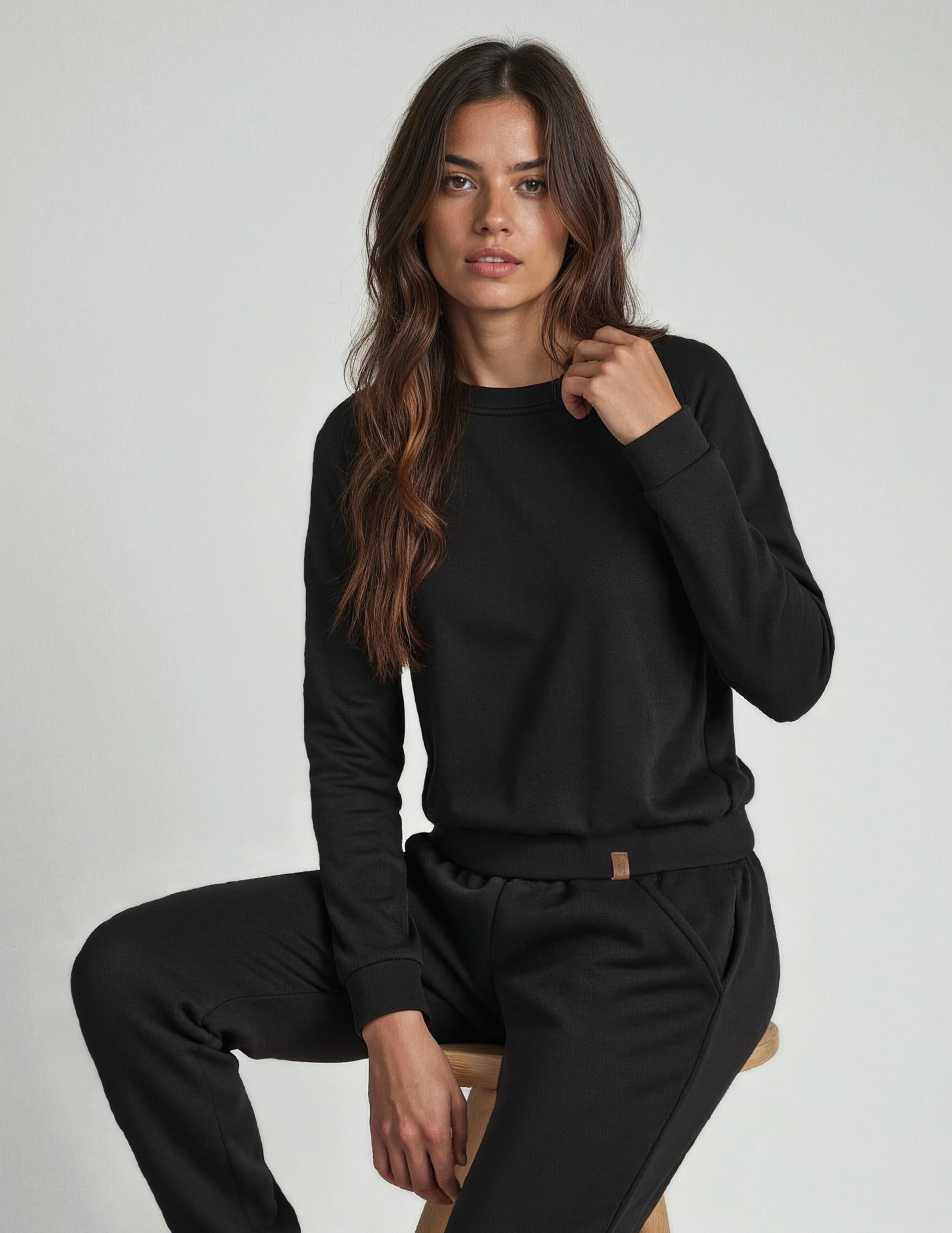 Vivisence 9004 Bluza nierozpinana, czarny