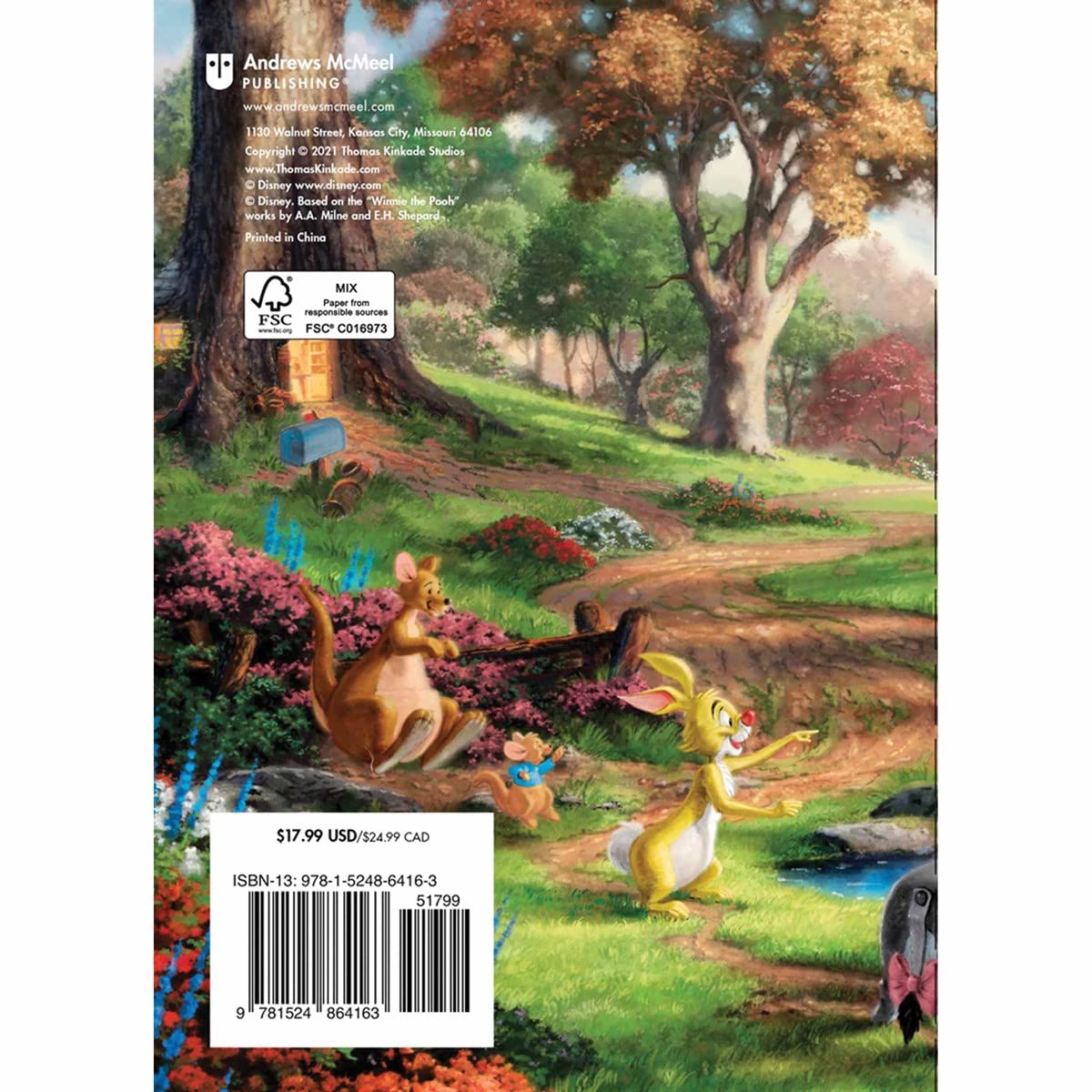 Thomas Kinkade: The Disney Dream Collection 2022: Original Andrews McMeel-Tischkalender [Kalendar] (Agenda-Ringbuch)