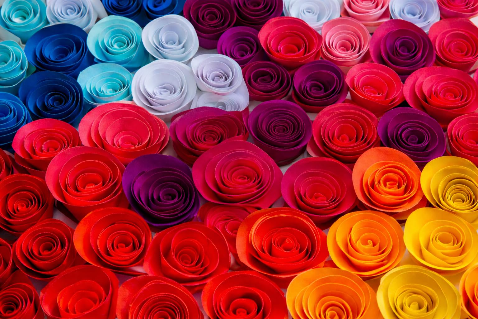 Handmade Mini Paper Roses – Pack of 100 | Multicolor Rolled Paper Flowers for DIY Craft, Scrapbooking, Gift Box Décor, Hampers & Party Decoration (Multicolor-100Pcs)-image-12