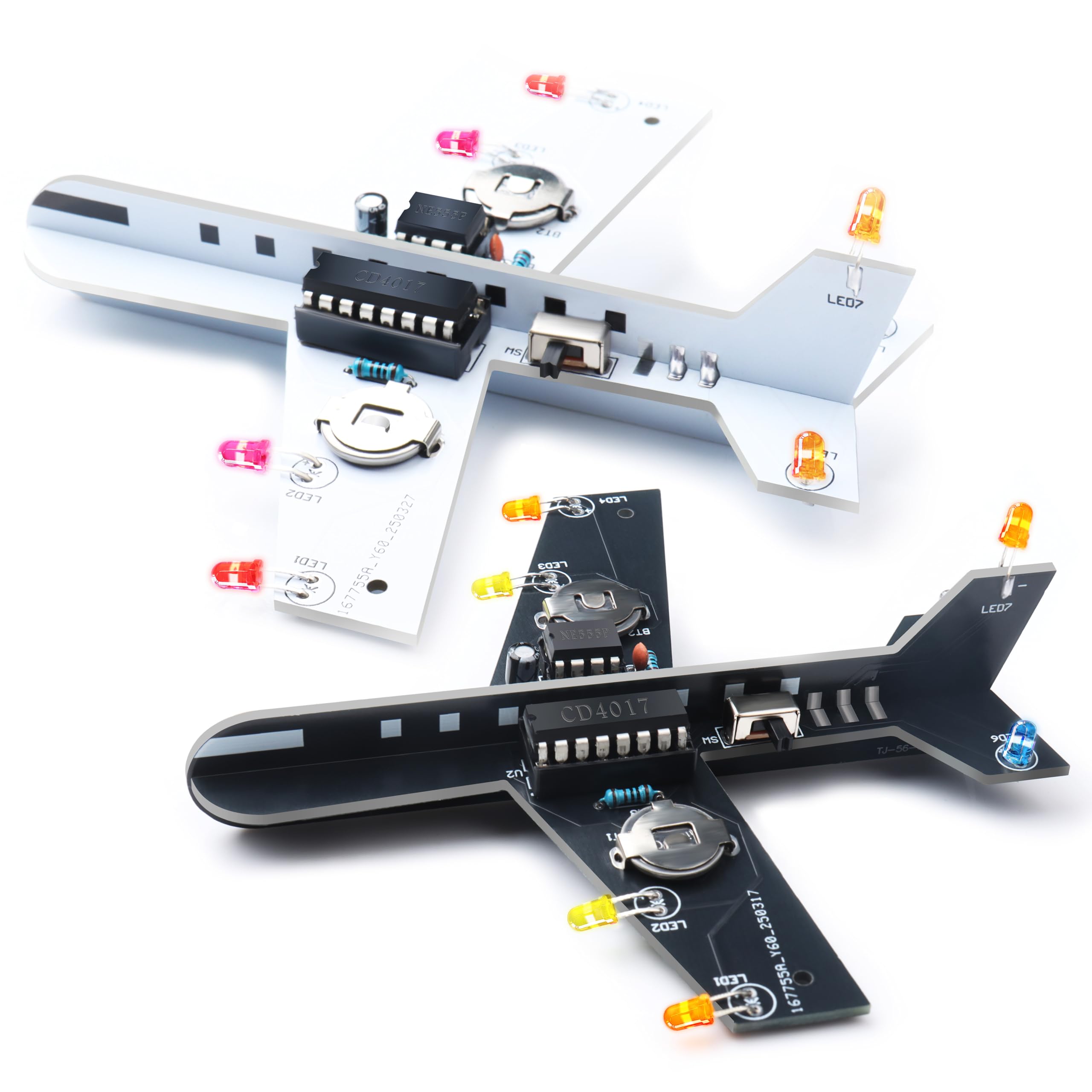 Kit d'apprentissage de soudure maquette électronique étudiante LED