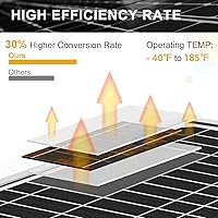 Vista 4 de Cargador y mantenedor de batería solar impermeable de 6 V, panel solar de 5 vatios, controlador de carga solar MPPT inteligente integrado + soporte