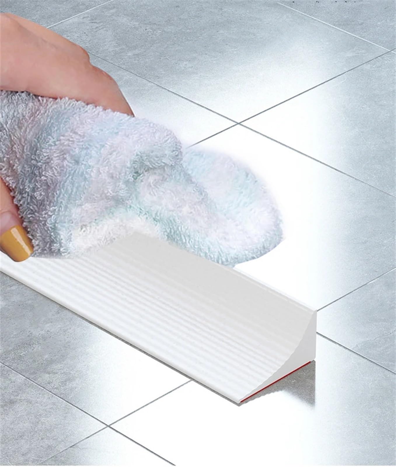 Barrera De Agua Barrera de agua silicona for encimera cocina, tapón baño, tira retención flexible, barreras contra inundaciones separación ropa seca y húmeda para Mampara de Ducha(Black,240cm)