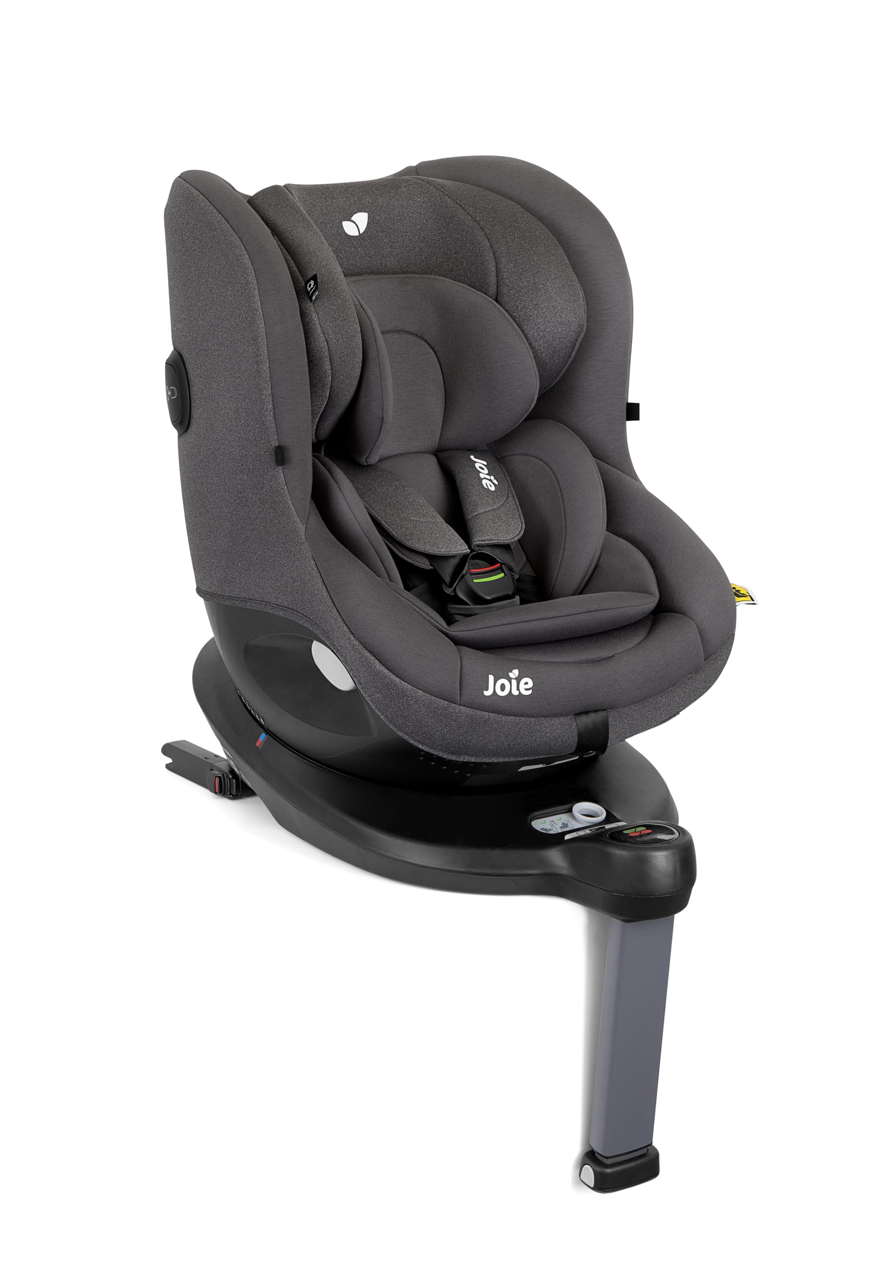 Joie i-​Spin™ 360 seggiolino auto R129 i-​Size, ISOFIX, rotazione a 360°, protezione dagli impatti laterali – dalla nascita ai 4 anni (40–105 cm), thunder