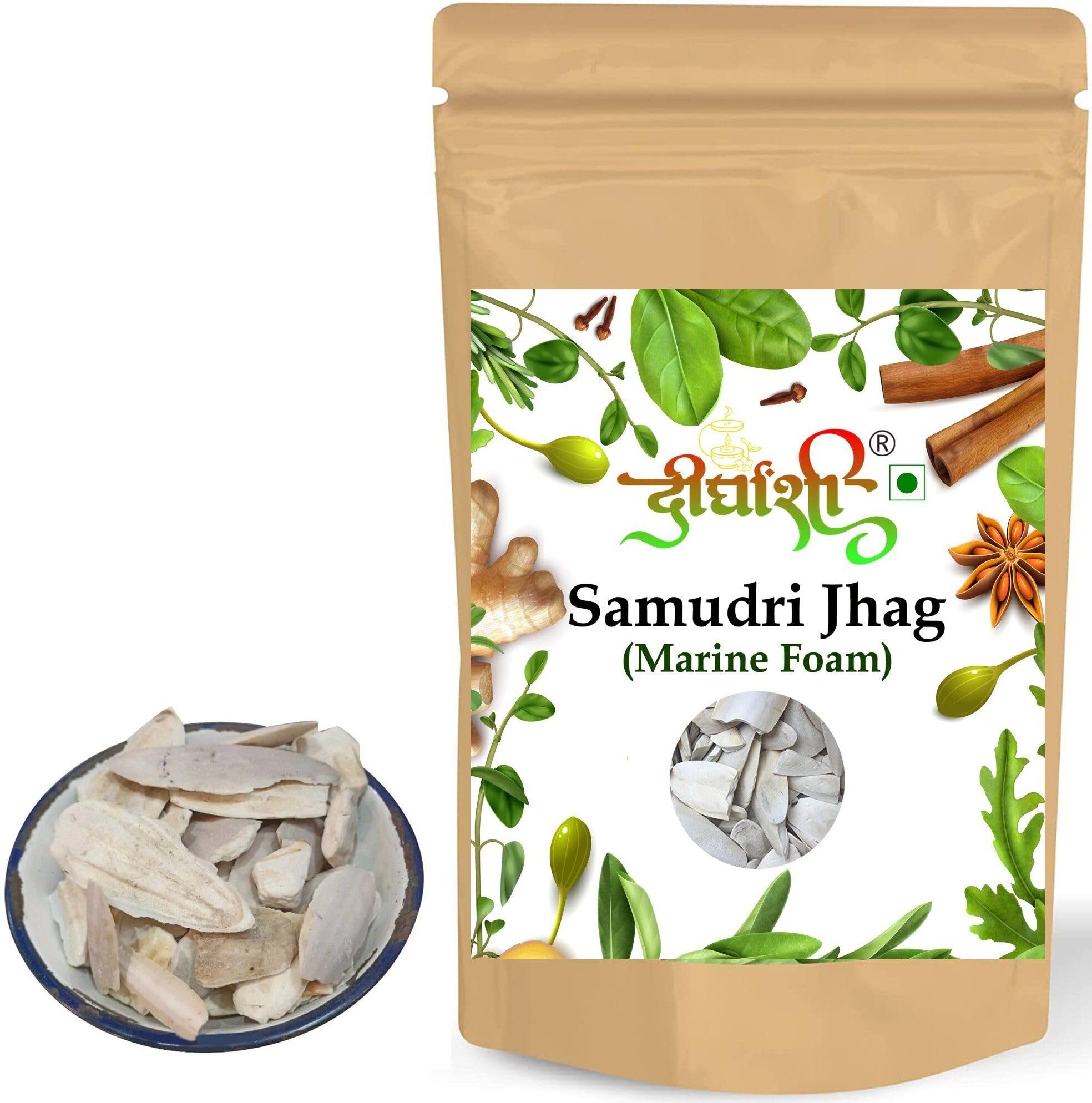 Samandar Jhag,Sea Foam,Samunder Jhag,Samunder Fan,Samundar Jhag,Cuttle Fish Bone Seed (125 g)-image-24