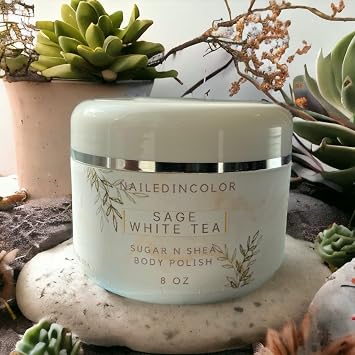 Sage White Tea Sugar & Shea Body Polish, 8 oz