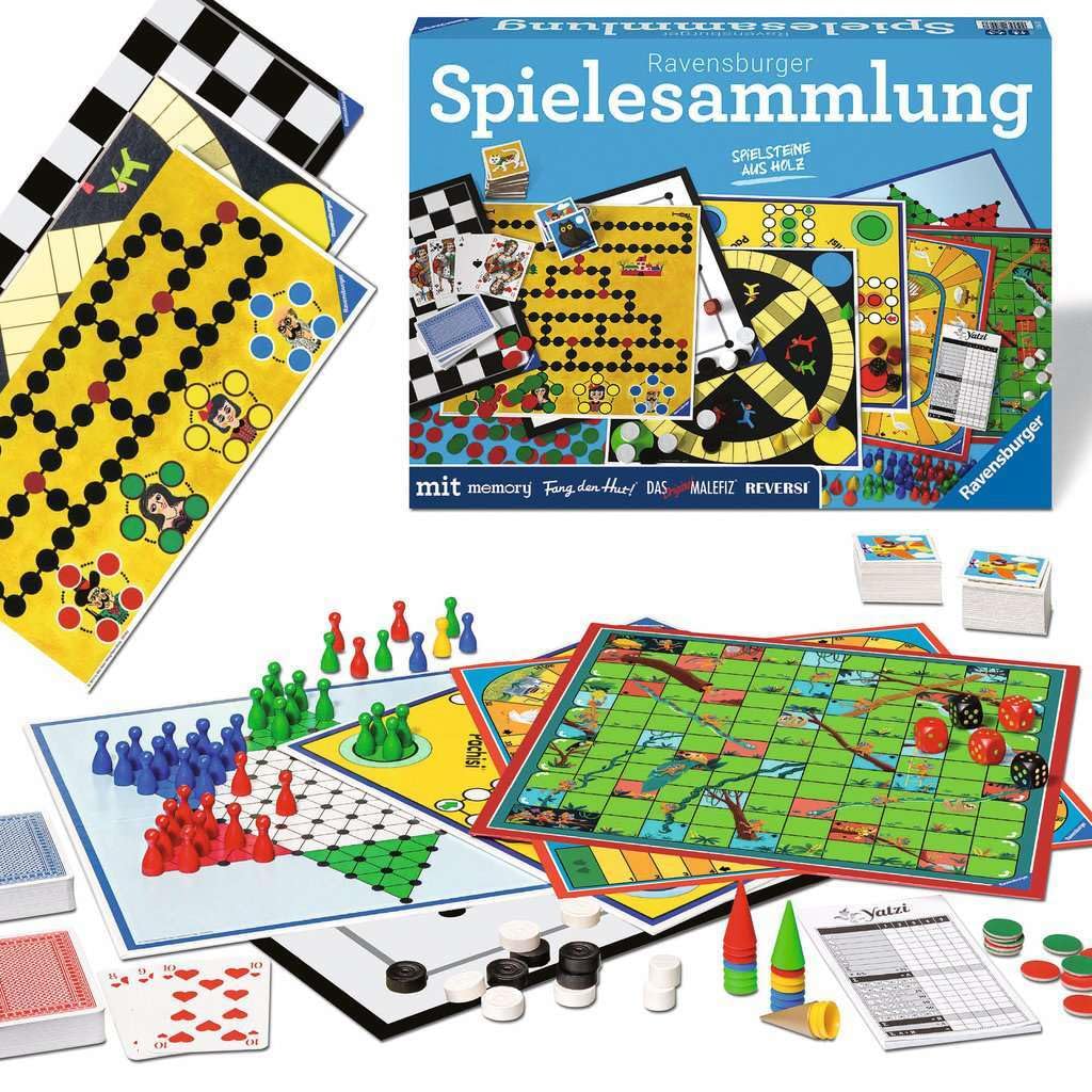 Ravensburger Game Collection 27293 Family Games 2022 D - Collection de Jeux pour Toute la Famille, Jeu pour Enfants et Adultes à partir de 4 Ans, pour 2 à 10 Joueurs