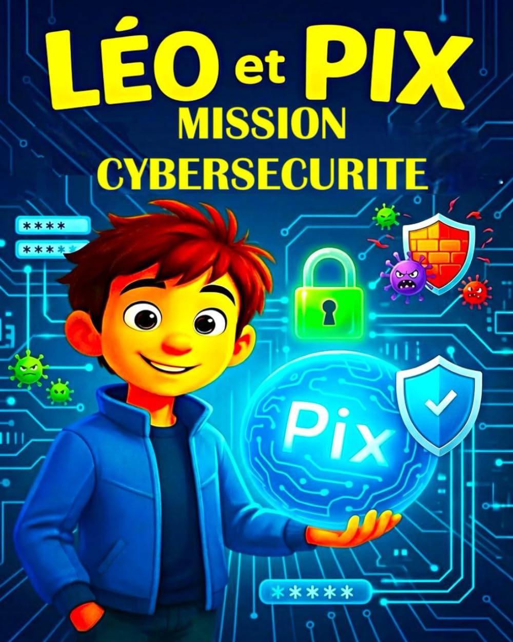 Léo & Pix – Mission Cybersécurité: Le roman jeunesse pour apprendre à se protéger sur Internet (9–13 ans)