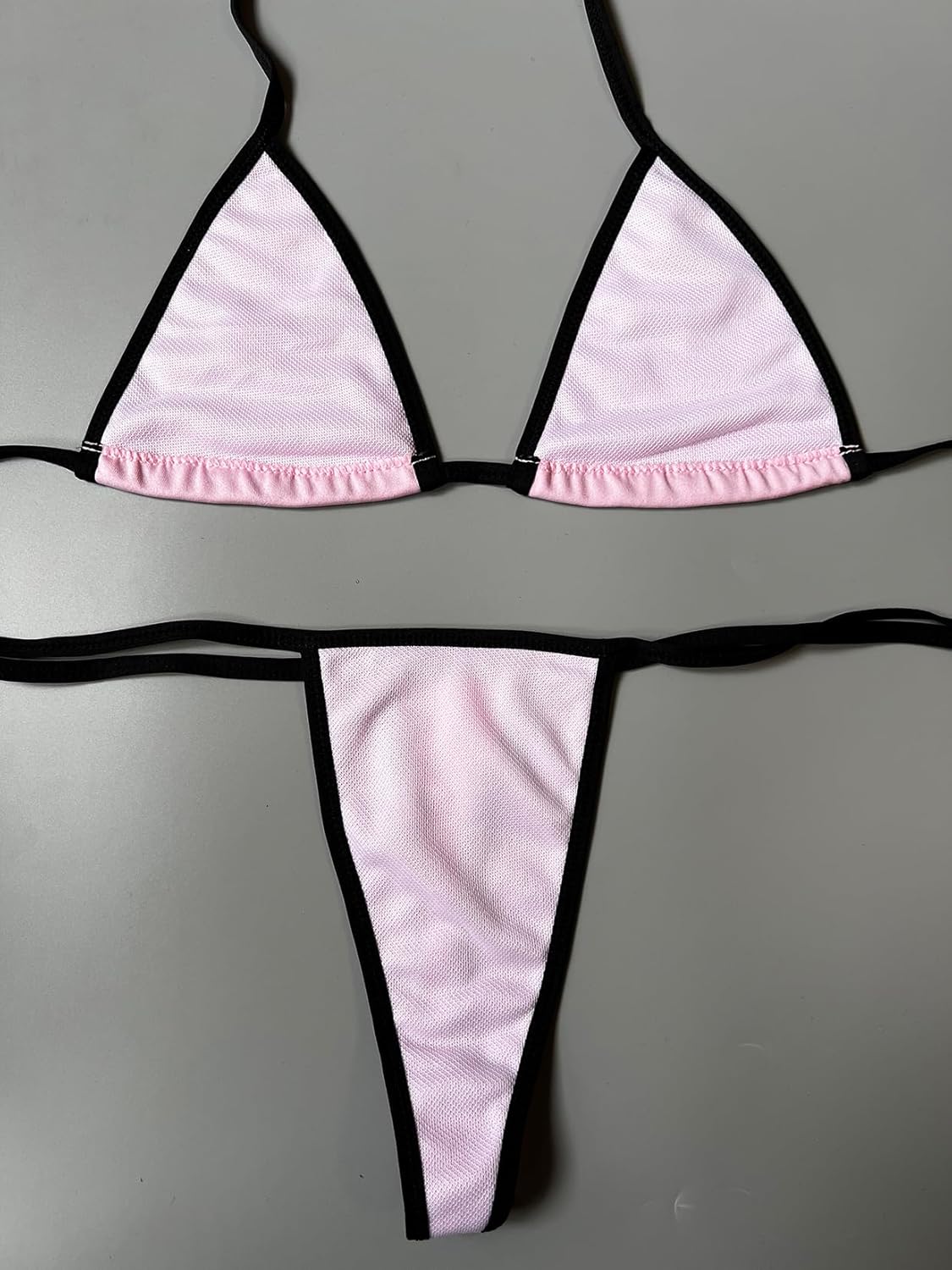 HiSexy Micro Bikini Set for Women Extreme Triangle Top G String Swearwear Sexy Multi Clour Tie Side Mini Bathing Suit - Image 7