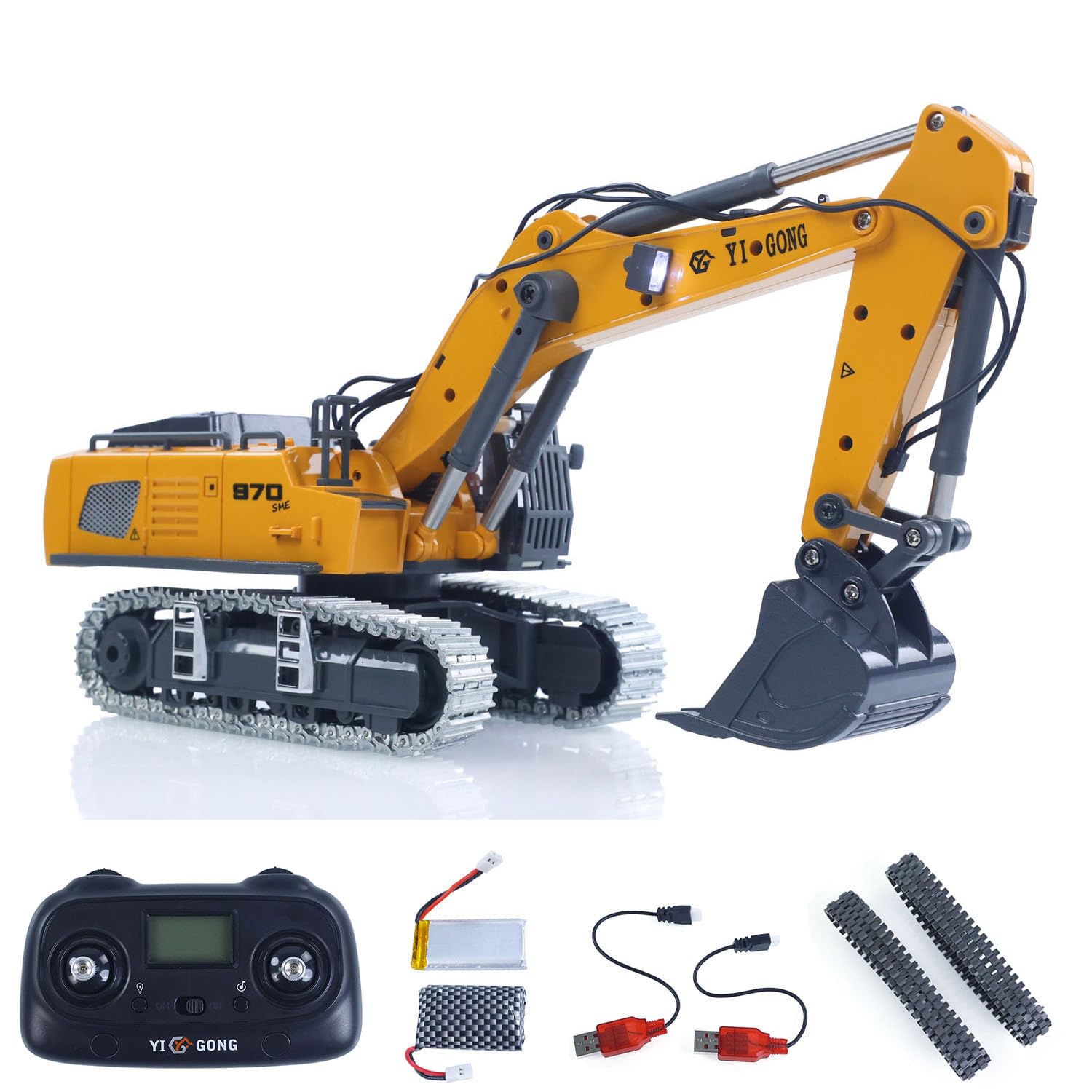 1/50 970 rc excavator ラジコン ショベルカー 1/50 RC Excavator K970 Engineering Electric Lifting Digger